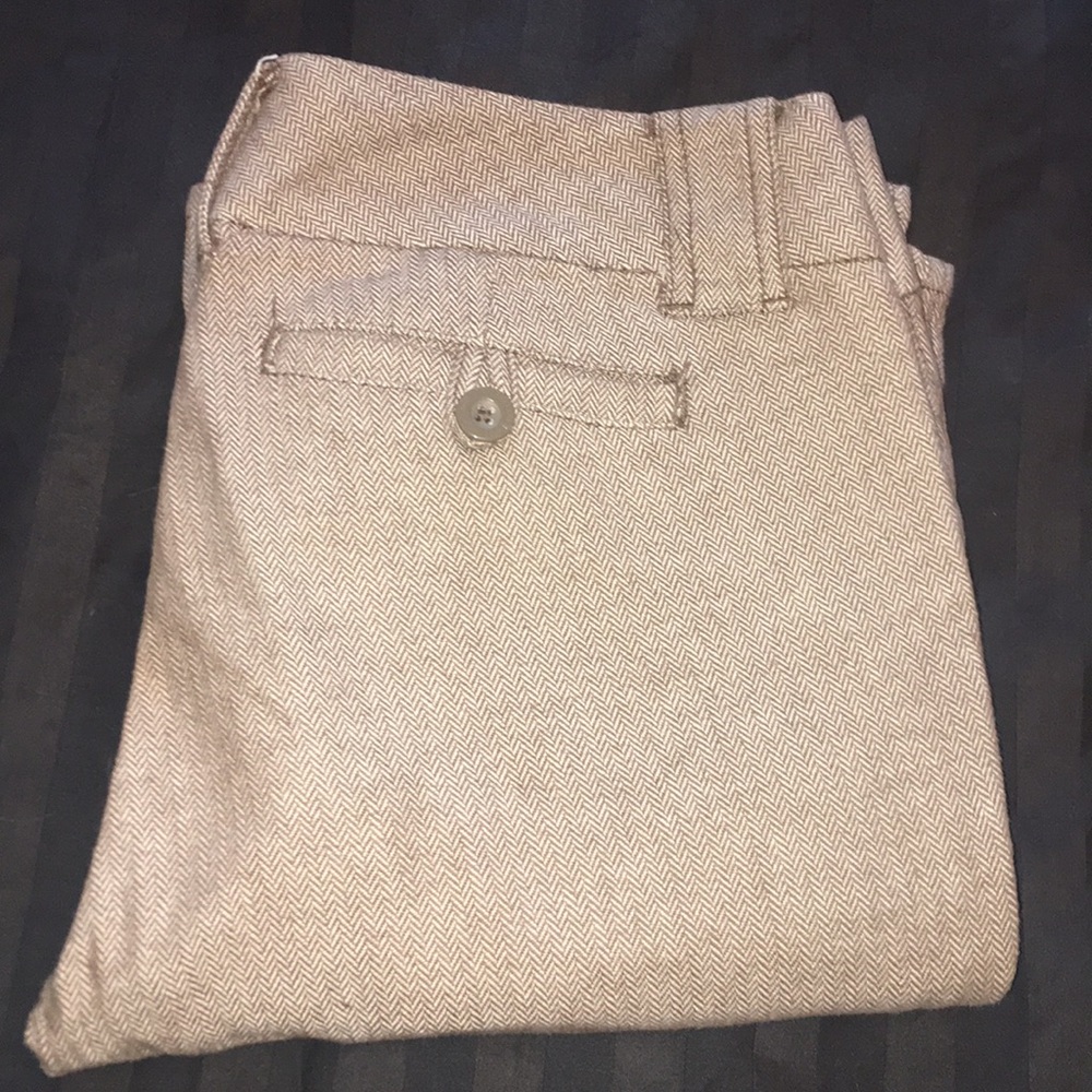 Forever 21 Brown textured wide-leg trousers